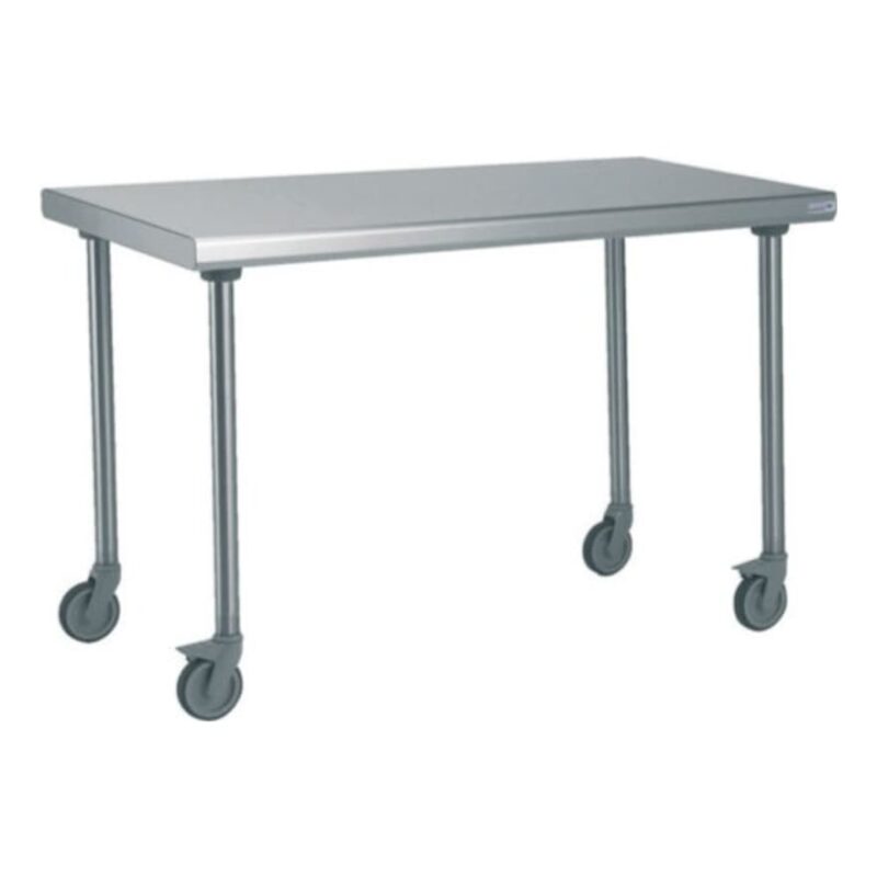 Table inox - Largeur L (L=1210-1610mm) - Sur Roulettes Inconnue - TBLLLP700Roul occasion reconditionné